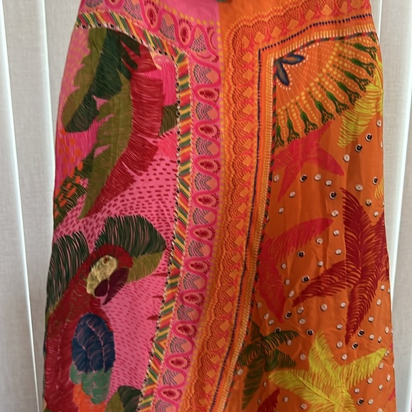 FARM RIO
Mixed Scarves Midi Skirt In Multi size Small - Picture 9 of 9